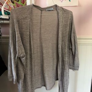 Grey cardigan